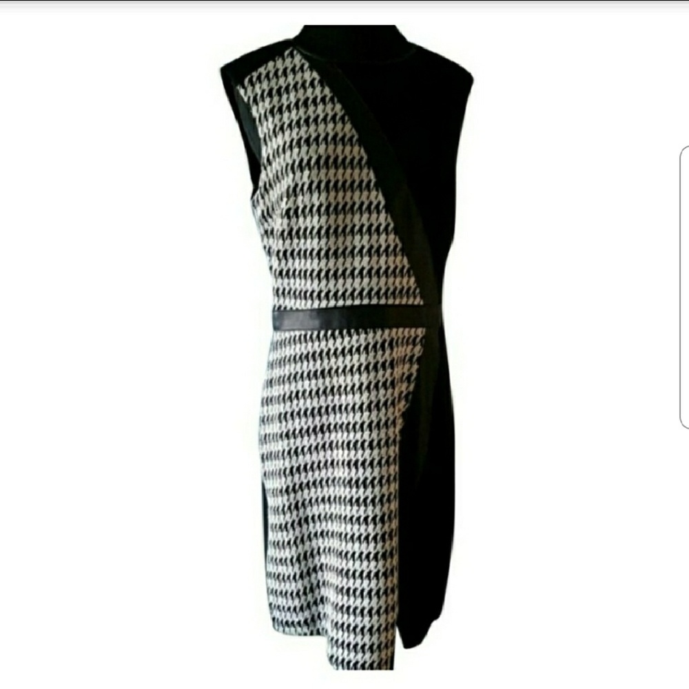 ABS Allen Schwartz Houndstooth Dress